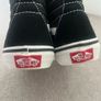 Vans SK8-Hi Top Black/White Trainers - Like New - Size EU34 Image 8
