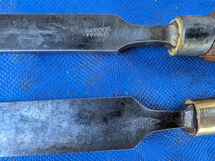 4 Cast Steel Firmer chisels
