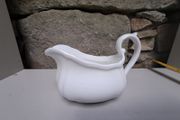 Small white gravy jug