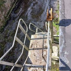 Fire escape stair system