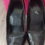 Black lacquered heels size UK 2 worn Image 3