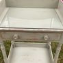 Vintage glass top Wash Stand. Fully restored Image 4