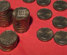 1967 Elizabeth II Brass Threepence 36pcs.