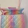 H&M Kids Quilted Rainbow Glitter Shoulder Bag Image 6