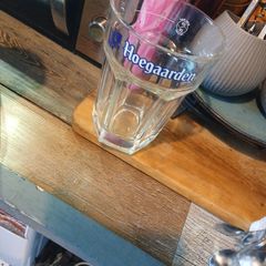 Hoegaarden pint glass