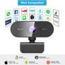 Webcam with Microphone and Tripod for PC, Desktop, Laptop, Plug and Play USB Web Camera with Privacy Cover, 1080P Full HD Webcam for Conference, Studying, Zoom, Skype, Compatible Windows, Mac Android Image 4
