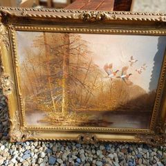 1970s Signed Oil on Canvas Painting