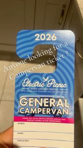 electric picnic campervan ticket