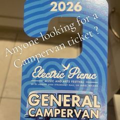 electric picnic campervan ticket