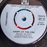 Parchment  Light up the Fire 1972 7" Single Irish Pressing Image 2