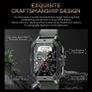 Smart Watch 5ATM Waterproof Inch Full HD Military Watch with Blood Pressure, Smart Watch Men with Heart Rate SpO2 Sleep Monitor Pedometer, 100+ Sports Modes Sports Watch Image 9