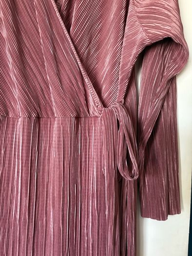 blush coloured dress