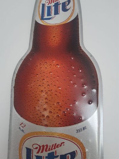 Metal Beer Bottle