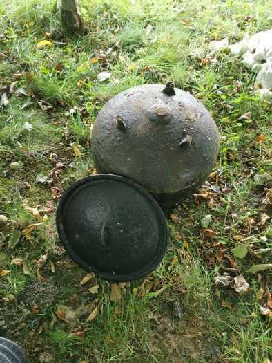 A selection of old skillets