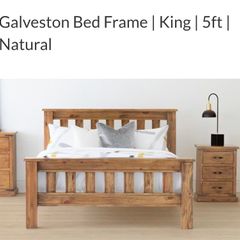 galveston bed frame 5 ft