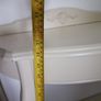 Cream Mirror & Demilune Table Image 8