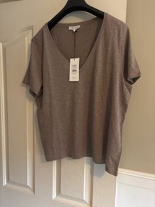 White company tee shirt size 18