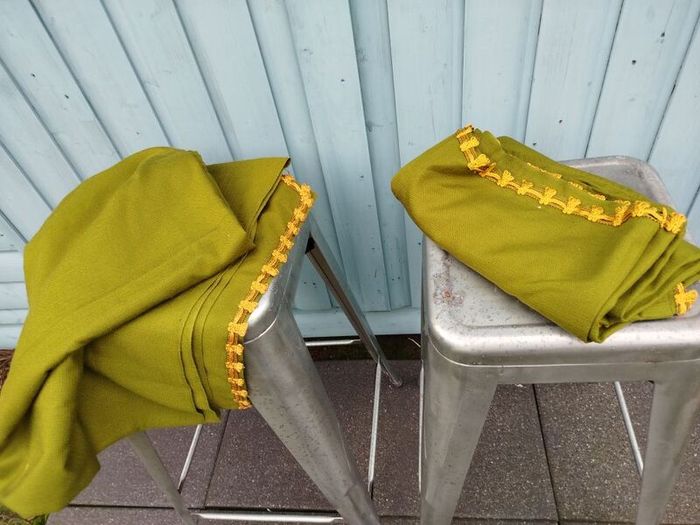 5 x Vintage Curtains