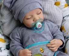 Reborn Babies Lifelike Dolls - 17 inch Handmade Life Like Baby Dolls, Soft Cloth Body with Feeding Kit, Realistic Newborn Dolls as Prefect Gifts for Children/Mom DIFFERENT OPTIONS AVAILABLE, SEE PHOTOS (FREE POSTAGE)