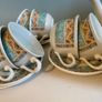 Churchill Staffordshire England tea set Image 3