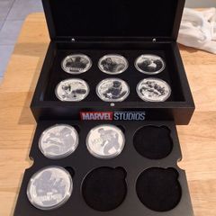 Marvel 1 oz  silver set of 9 coins