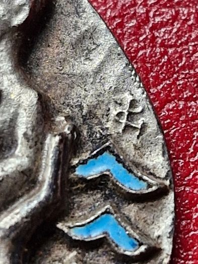 1960's Saint Christopher Medal on chain by Jean balme