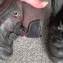 Boy size 28 winter boots leather warm Image 6