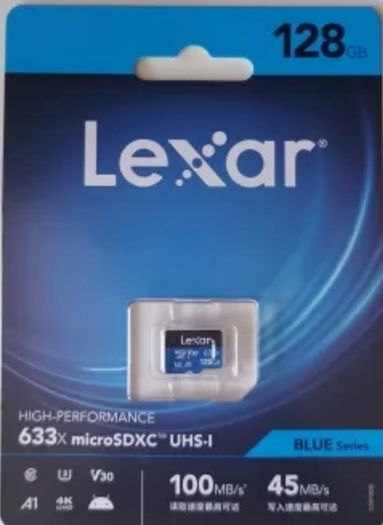 Lexar 128gb micro xc sd card