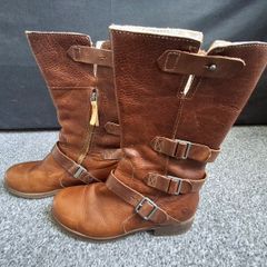 Caterpillar brown leather boots