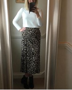 Zara Ladies Leopard Midi