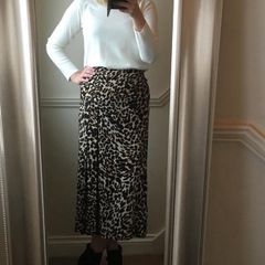 Zara Ladies Leopard Midi