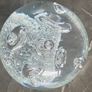 Vintage Clear glass paperweight Image 7