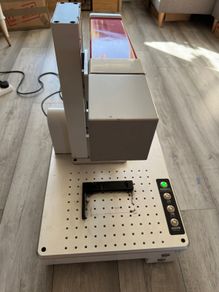 iPhone back glasses repair laser machine. Turn on. Untested with software.