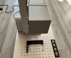 iPhone back glasses repair laser machine. Turn on. Untested with software.