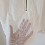 White chiffon top Image 3