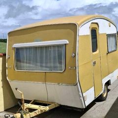 Two vintage  caravans fo sale ring