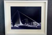Samuel Beckett Bridge Fully Framed Picture