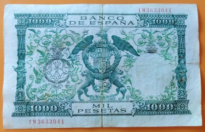1957 Spain 1000 Pesetas