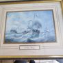 Pair of antique ships Framed prints.  Beating Off a Lee Shore and A Fresh Breeze. Image 9