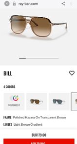 Ray-ban RB2198 bill