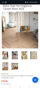 Alsa floor rafia herringbone ac6 12mm panels
