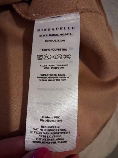 Rino & Pelle faux fur jacket UK 12