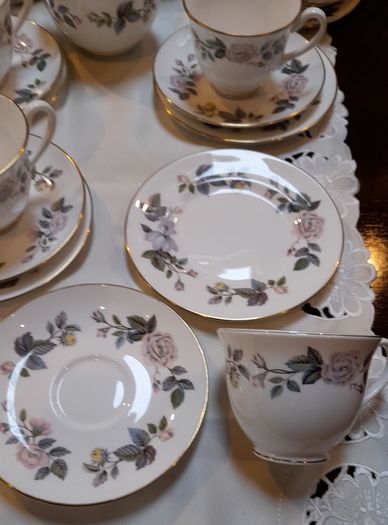 Royal Worcester "June Garland " tea set