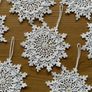 Beautiful 7 crochet snowflakes Image 3