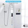 Instant Electric Water Heater, 3500W Mini Instantaneous Water Heater Without Tank Intelligent Instantaneous Water Heater Heater with Temperature Display for Bathroom Kitchen, UK Plug (White) Image 4