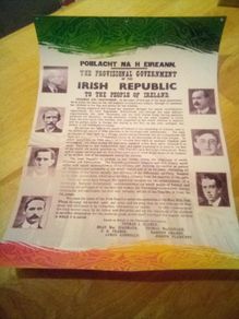 1916 bi lingual proclamation poster
