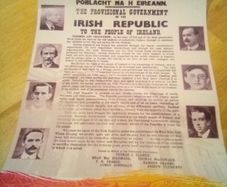1916 bi lingual proclamation poster