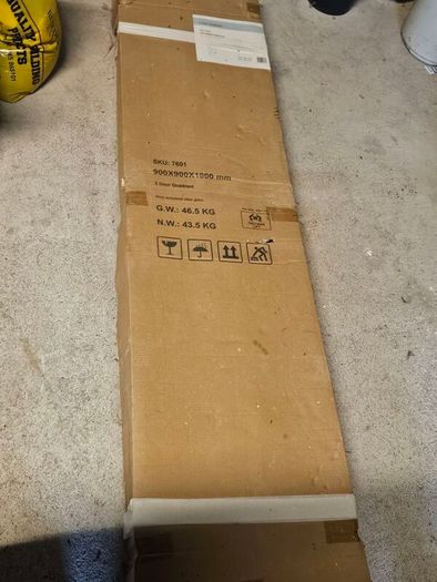 900x900 quadrant shower door