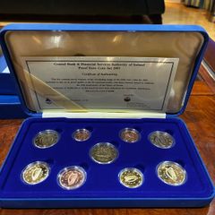 Ireland Official Treaty Of Rome Proof Euro Coin Set 2007. Unc.