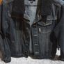 boohoo man black jacket Image 4